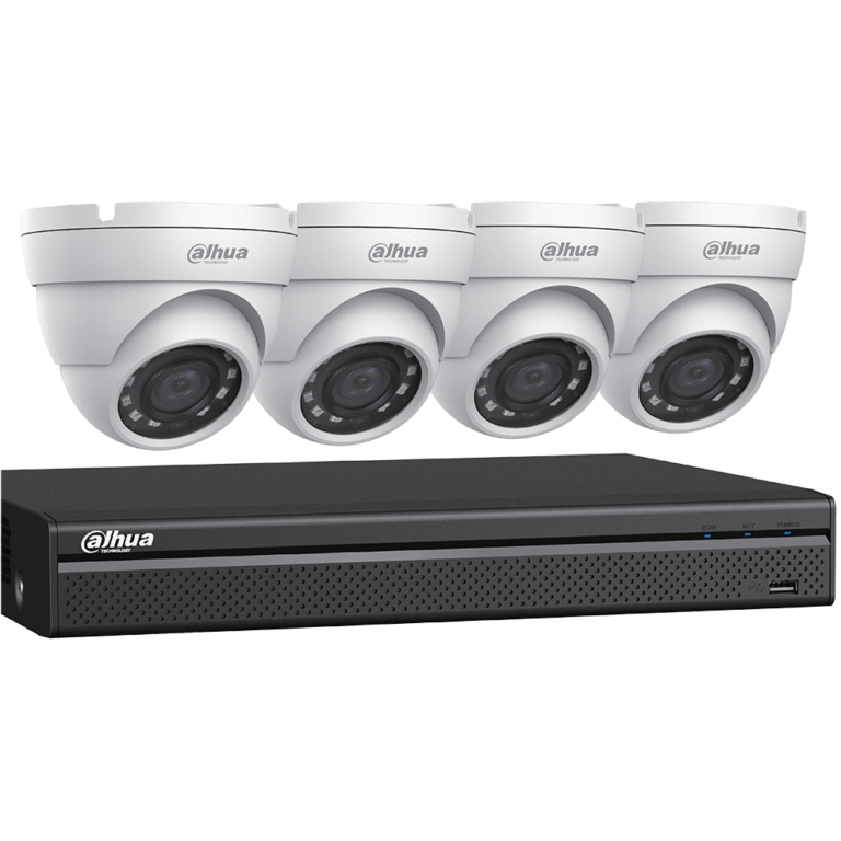A Dahua camera system, including an NVR.